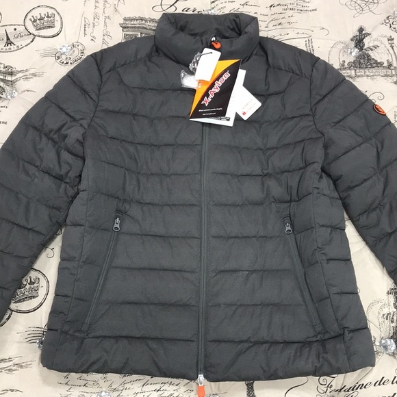 🎁 Save The Duck Stretch Heathered Puffer Jacket Mens - Picture 12 of 16